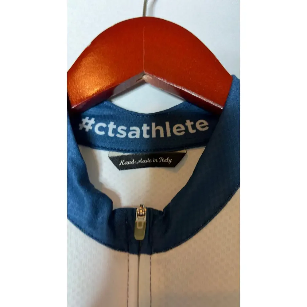 Giordana cycling jersey features a CTS logo sz L
